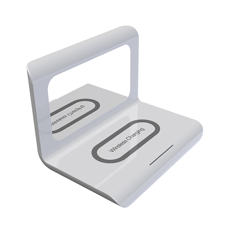 Desktop alarm clock wireless charger multi-function charger clock function three-in-one clock wireless charger