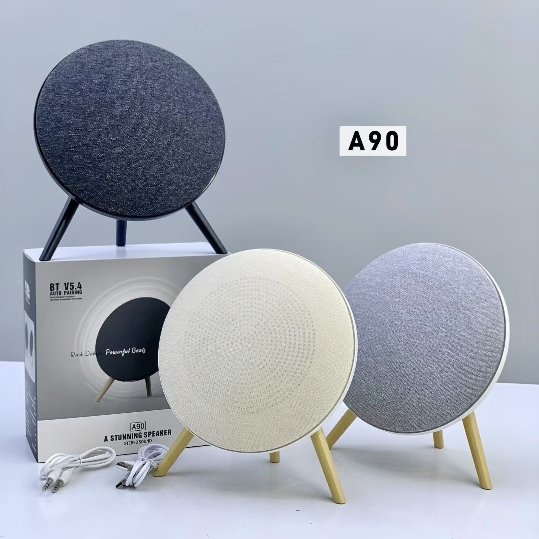 New A90 UFO Bluetooth Speaker Outdoor Portable Wireless Stand Home Desktop High Power Subwoofer