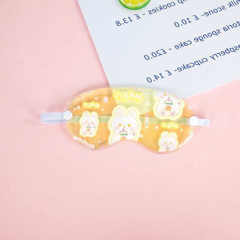 Cartoon fruit light-blocking eye mask, cold and hot compress ice eye patch, gel sleep ice eye mask, cold compress hot compress PVC