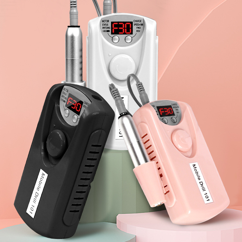 Nail Grinder No Heating Charging Nail Remover Professional Nail Grinding Head Handheld Portable Electric Nail File