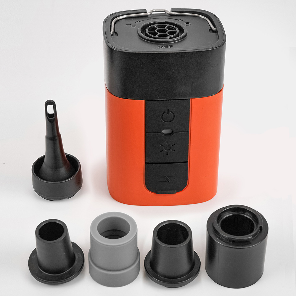 Wireless Outdoor Inflatable Pump Electric Mini Dual-Purpose Suction Inflatable Pump Outdoor SOS Emergency Signal Light