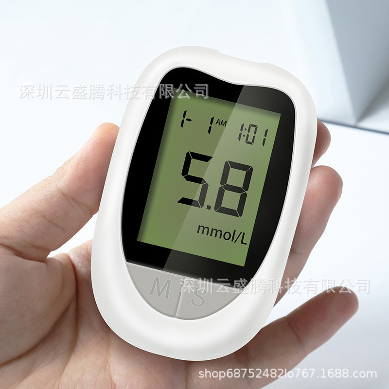 Glucose Meter Blood Glucose Meter Full English Export Home Test Strips Blood Glucose Test Kit Complete Set