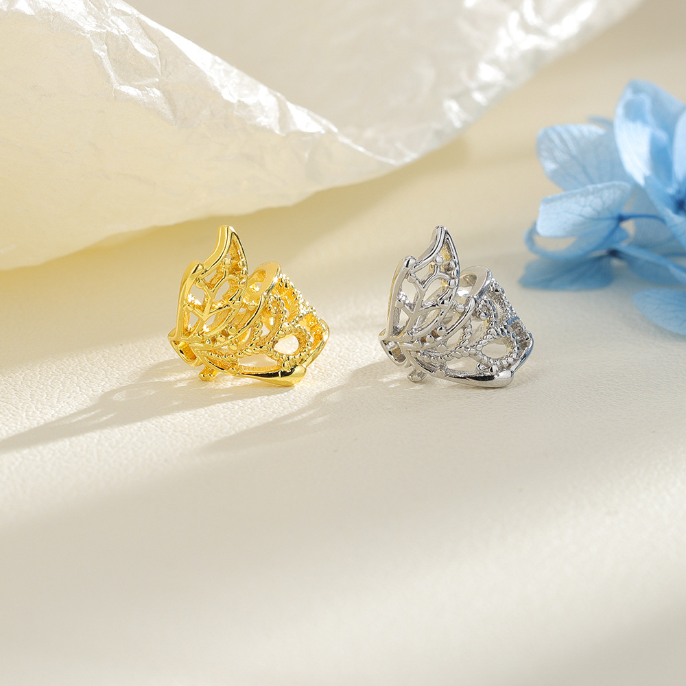 Lively Butterfly Ear Cuff No Piercing Snake Year INS Hollow Butterfly Ear Clip Small Elf Ear Cuff