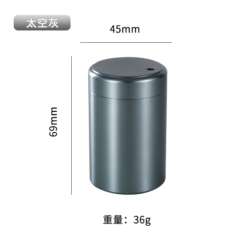New Toothpick Holder Wind Toothpick Can Hotel Restaurant Aluminum Titanium Alloy Portable Toothpick Barrel