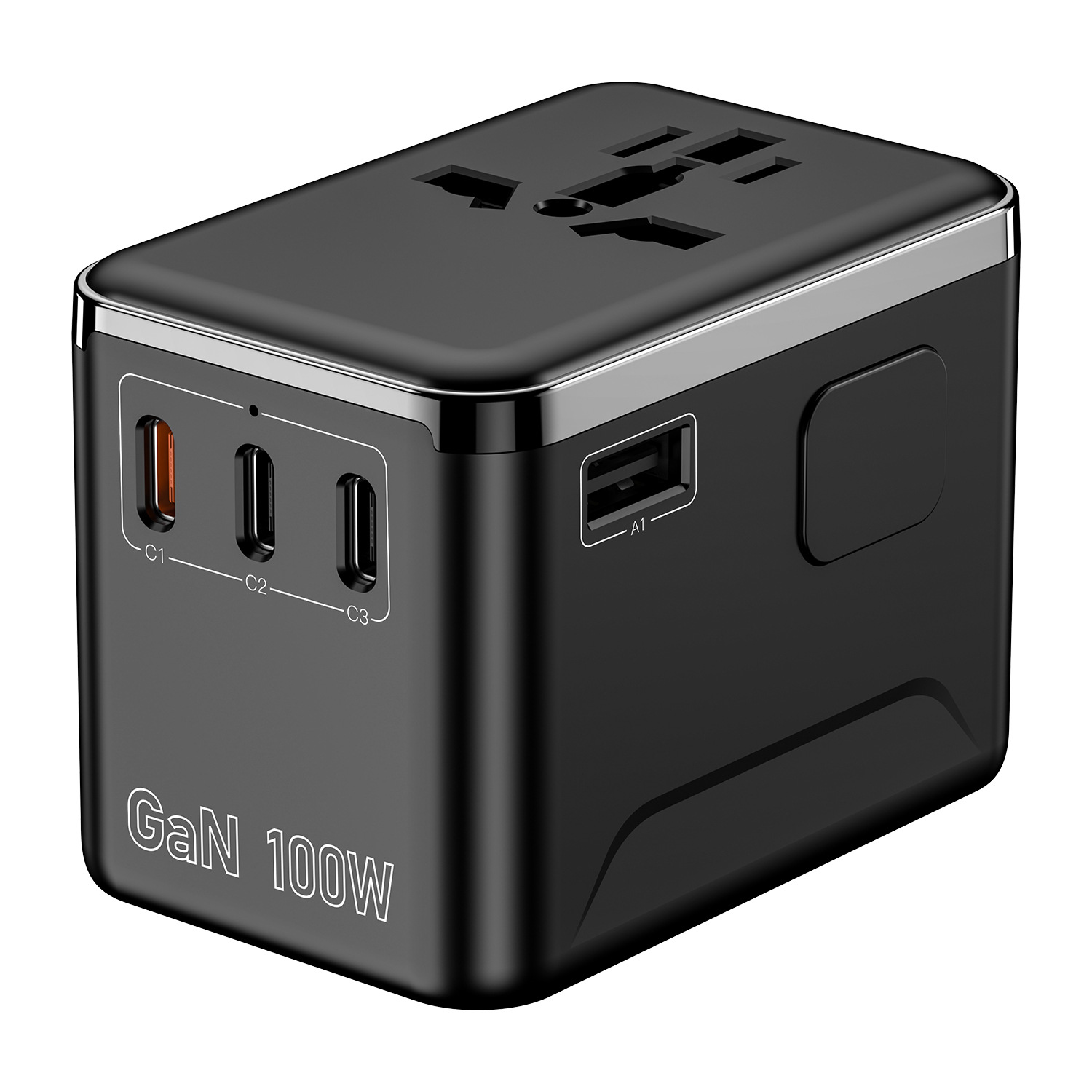 GaN Converter Socket 35W PD Fast Charging Multi-function Travel Plug Socket Fast Charger Adapter Plug