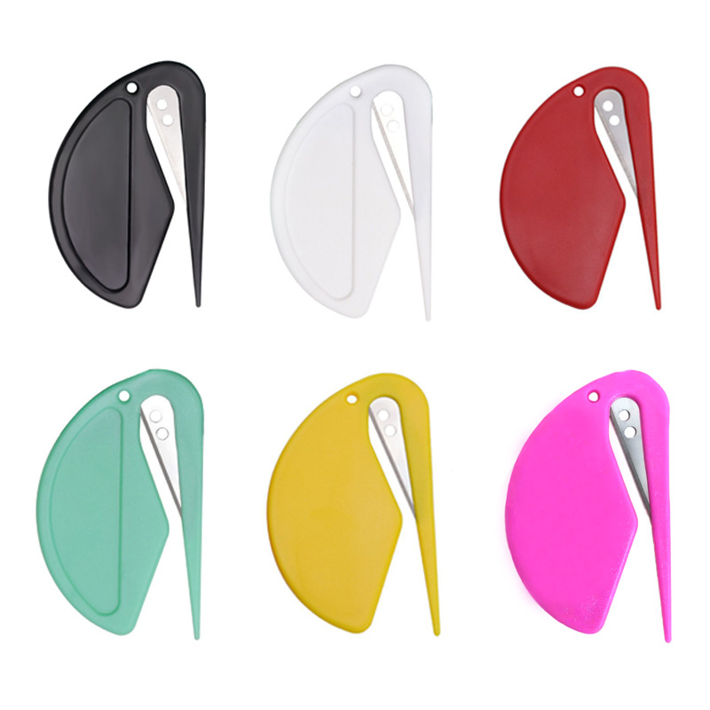 Plastic mini kitchen opener, anti-slip cutter, multifunctional unboxing knife, rope cutter, baking packaging tool