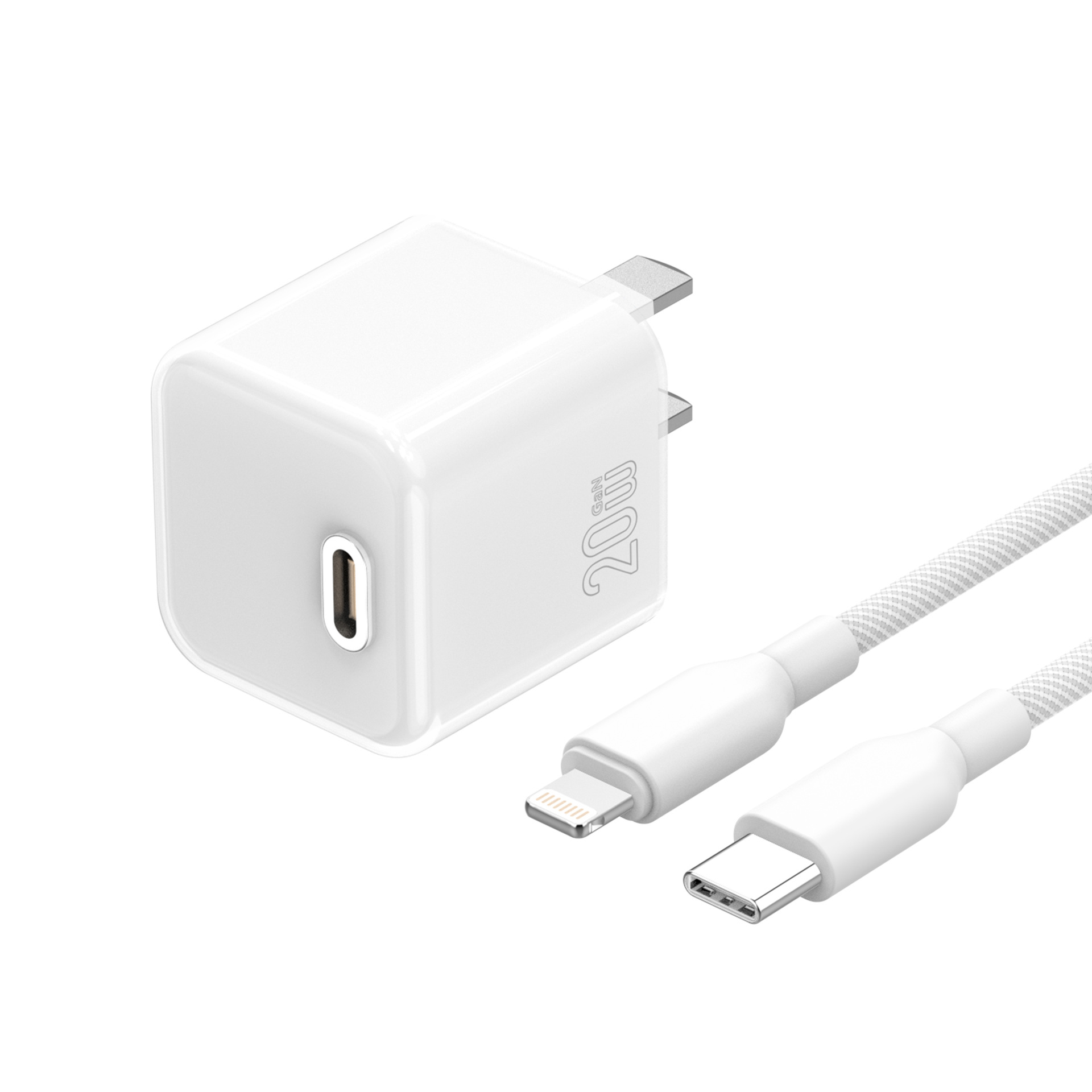 PD20W Apple charger GaN small ice cube mini TYPE-C Apple full series fast charging head