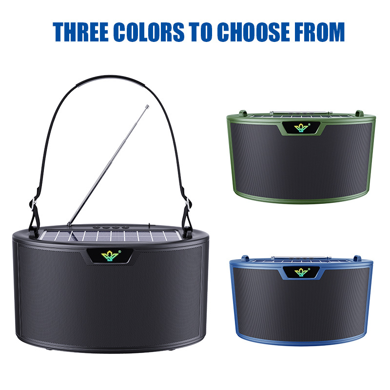 Portable Bluetooth Speaker Electronic Product Speaker Solar Radio with Bluetooth Audio