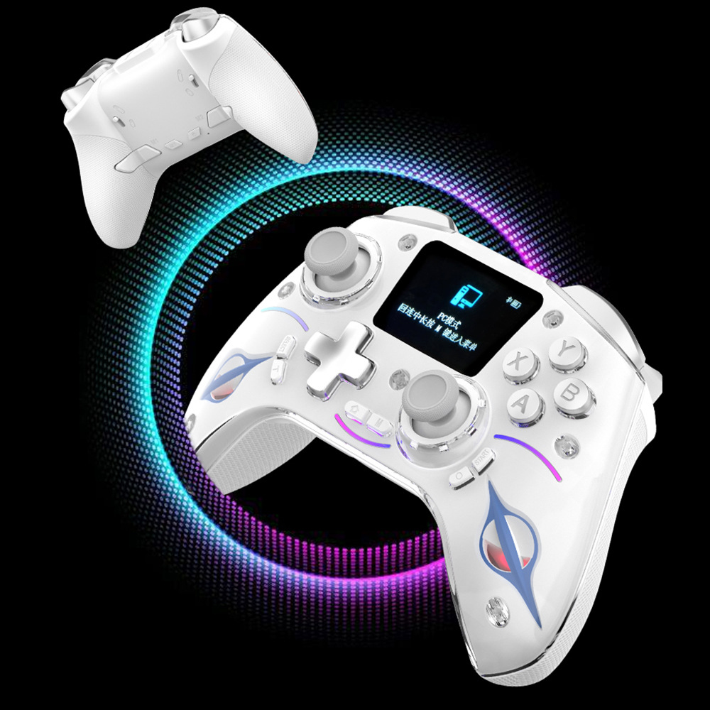 Multi-Function Game Controller Screen Display Android iOS Game Controller Compatible with PC/PS4/Switch Controller