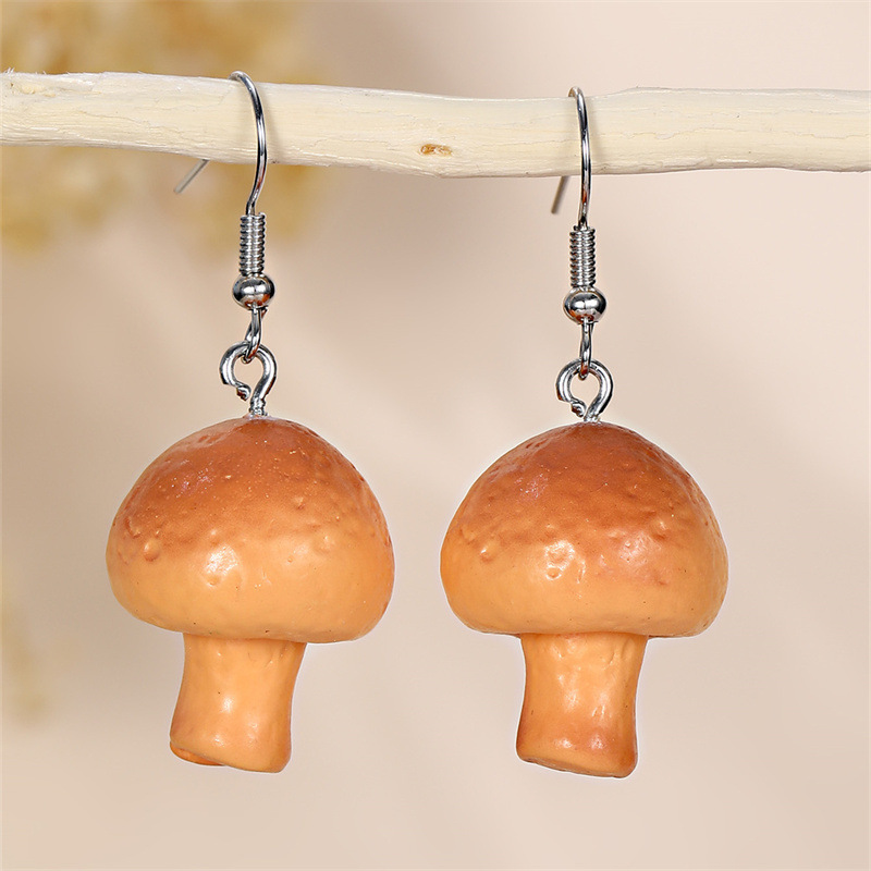 EZ5478 Vegetable Earrings Lettuce Broccoli Green Series Seasonal Vegetable Pendant Women's Ear Accessories