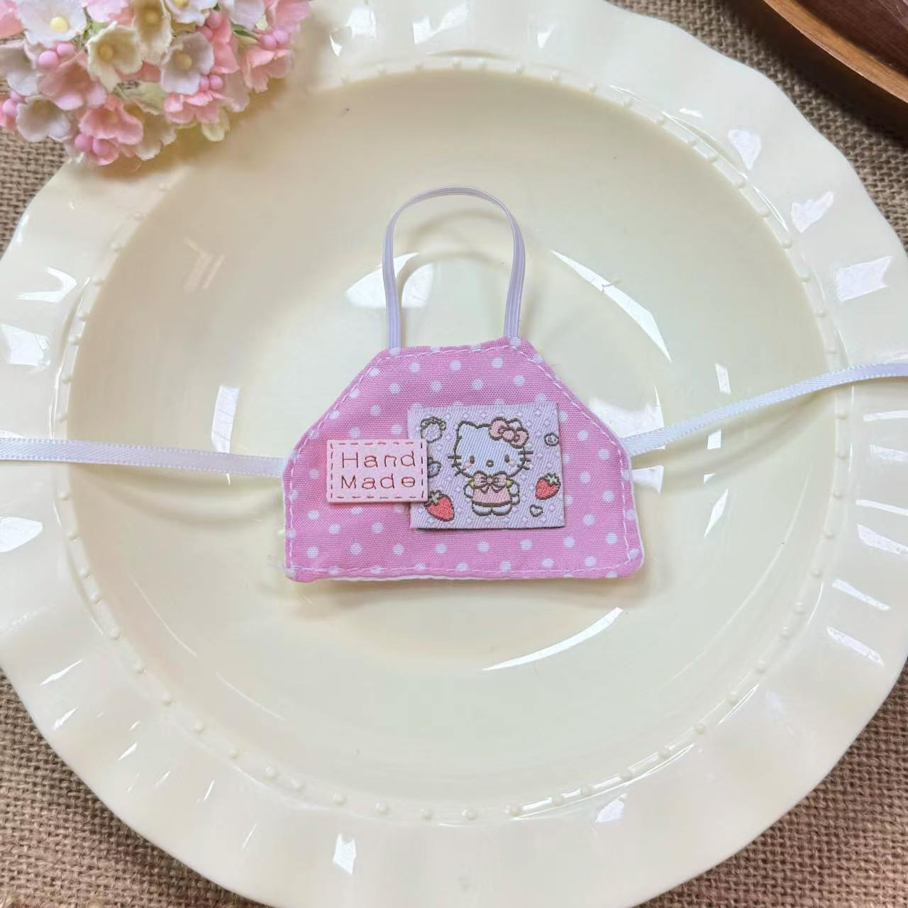 10cm star person cotton doll bib 15cm self-mocking bear KT bib series cotton doll accessory wholesale