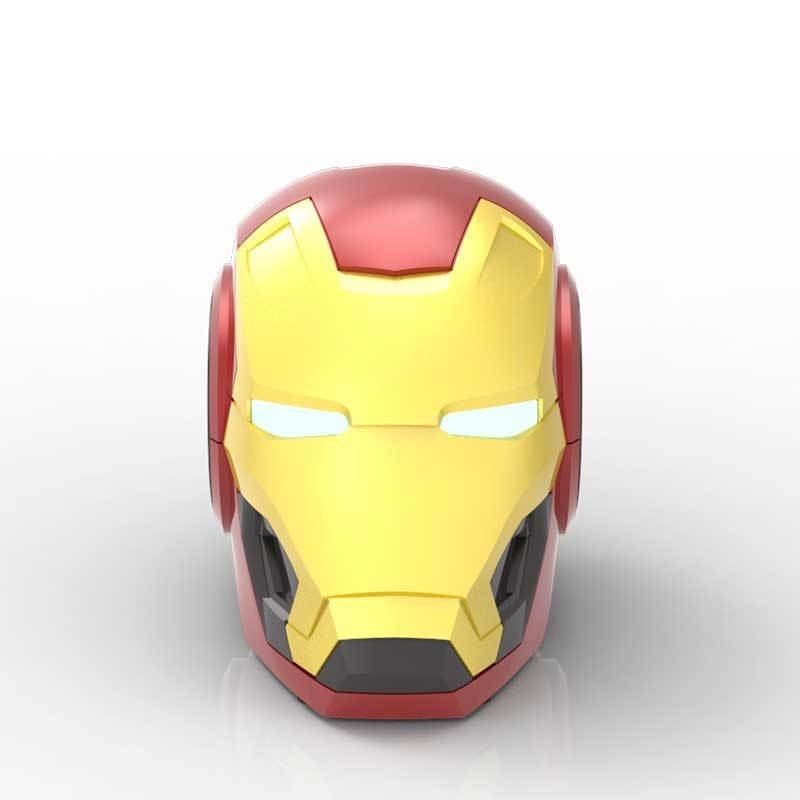 Mini Iron Man Wireless Speaker, Outdoor Home Use, Phone Card, Notebook, Heavy Bass, Bluetooth Speaker