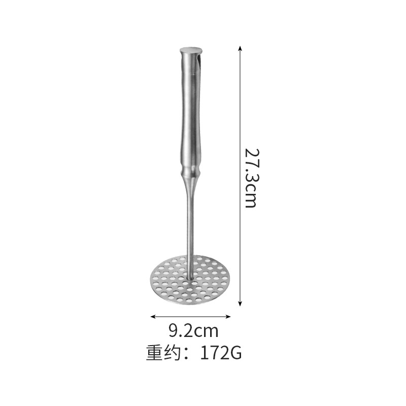 Kitchen tool, manual potato masher, household purple sweet potato masher, masher, baby food masher