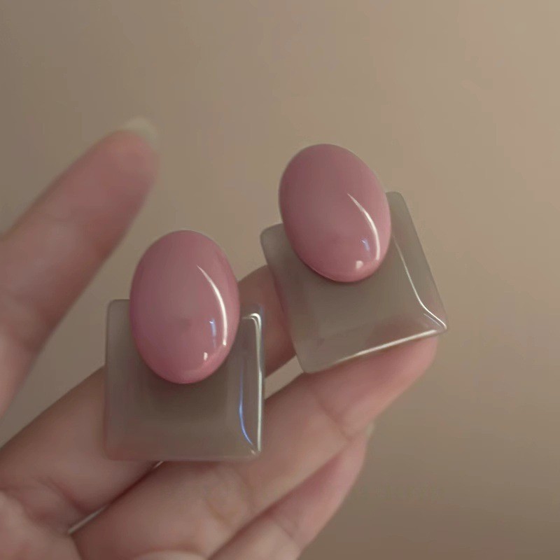 Earrings for Women Summer Small Colorful Stud Earrings Face-Slimming Seaside Vacation Photo Ear Drops Earrings