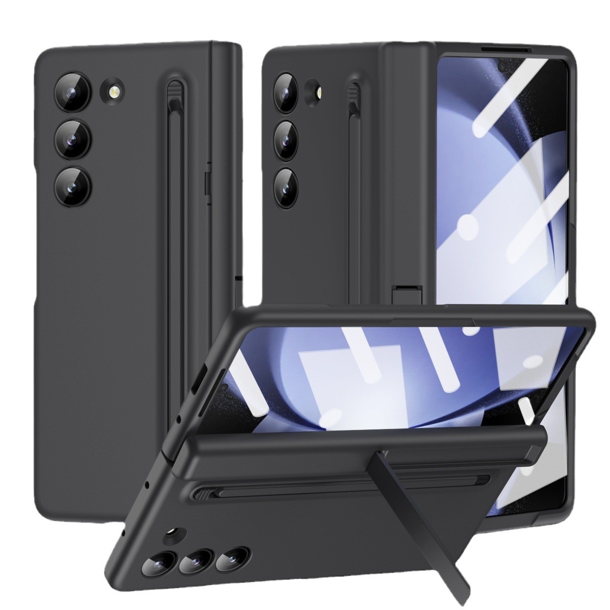For Samsung Z Fold8 Ultra Phone Case Pen Slot Bracket Case Film Integrated Fold7/6 With Stylus