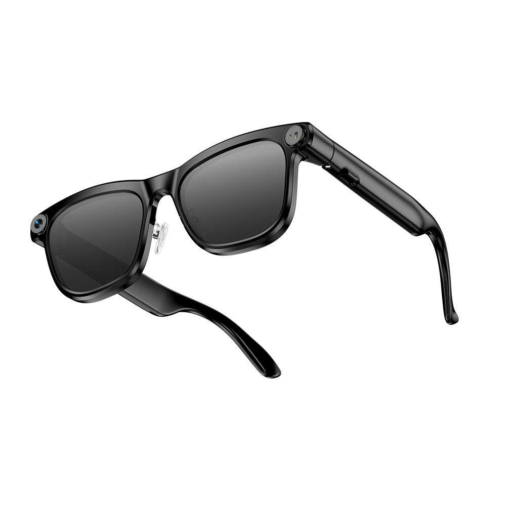 Smart Glasses AI Object Recognition Voice Assistant Translation 13MP Camera 4GB Music Bluetooth Call Photo