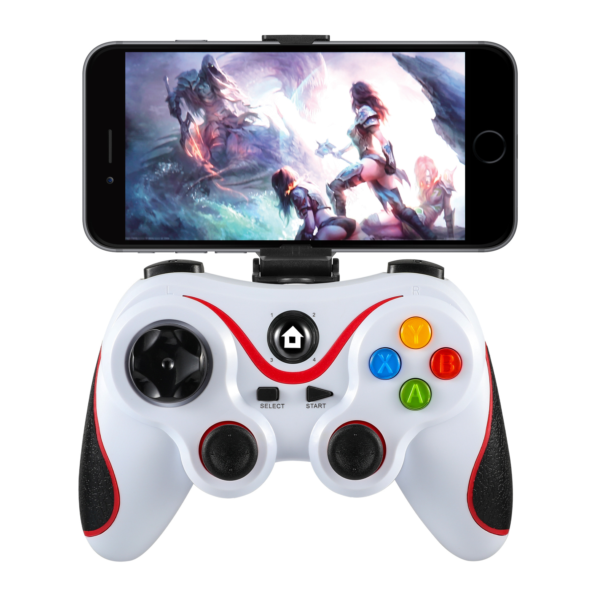 Upgraded X3 smart TV game box PC computer iOS Android phone hand wireless Bluetooth game controller V8