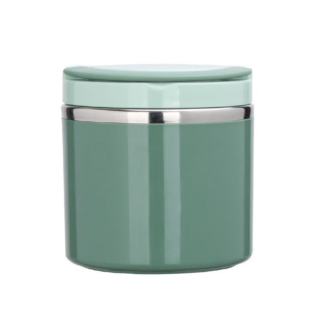Breakfast cup, porridge cup, soup cup, stainless steel lunch box for taking meals, porridge, soup to work or school, with lid, portable
