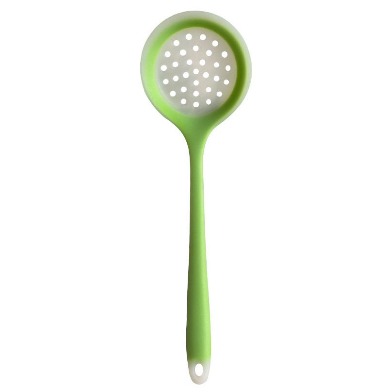 Silicone Spatula and Soup Spoon Non-Stick Silicone Spatula Translucent Silicone Spatula Household High Temperature Resistant Silicone Kitchenware