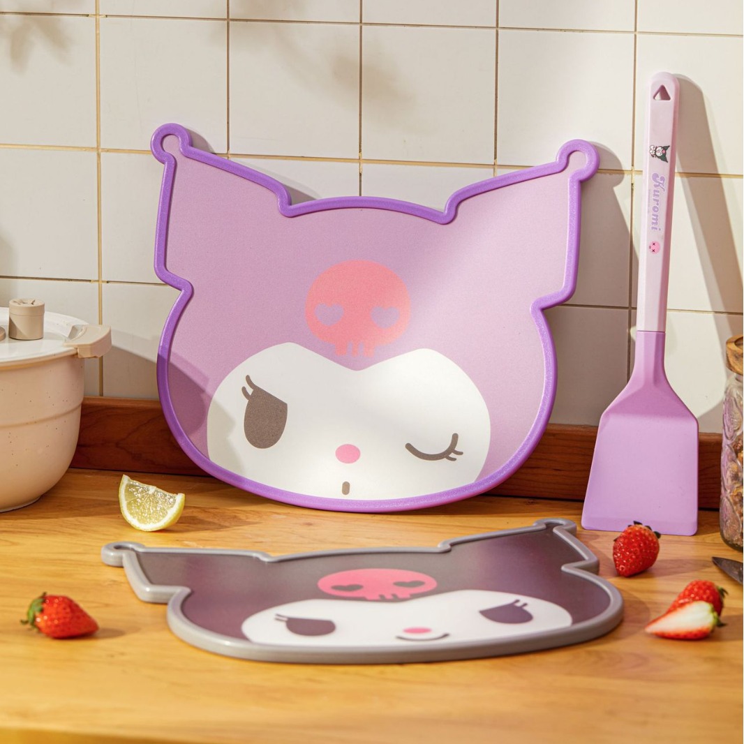 Sanrio Cutting Board Official Food-Grade PP Chopping Board Kitchen Utensil Double-Sided Fruit Cutting Board Camping Cartoon KT Board