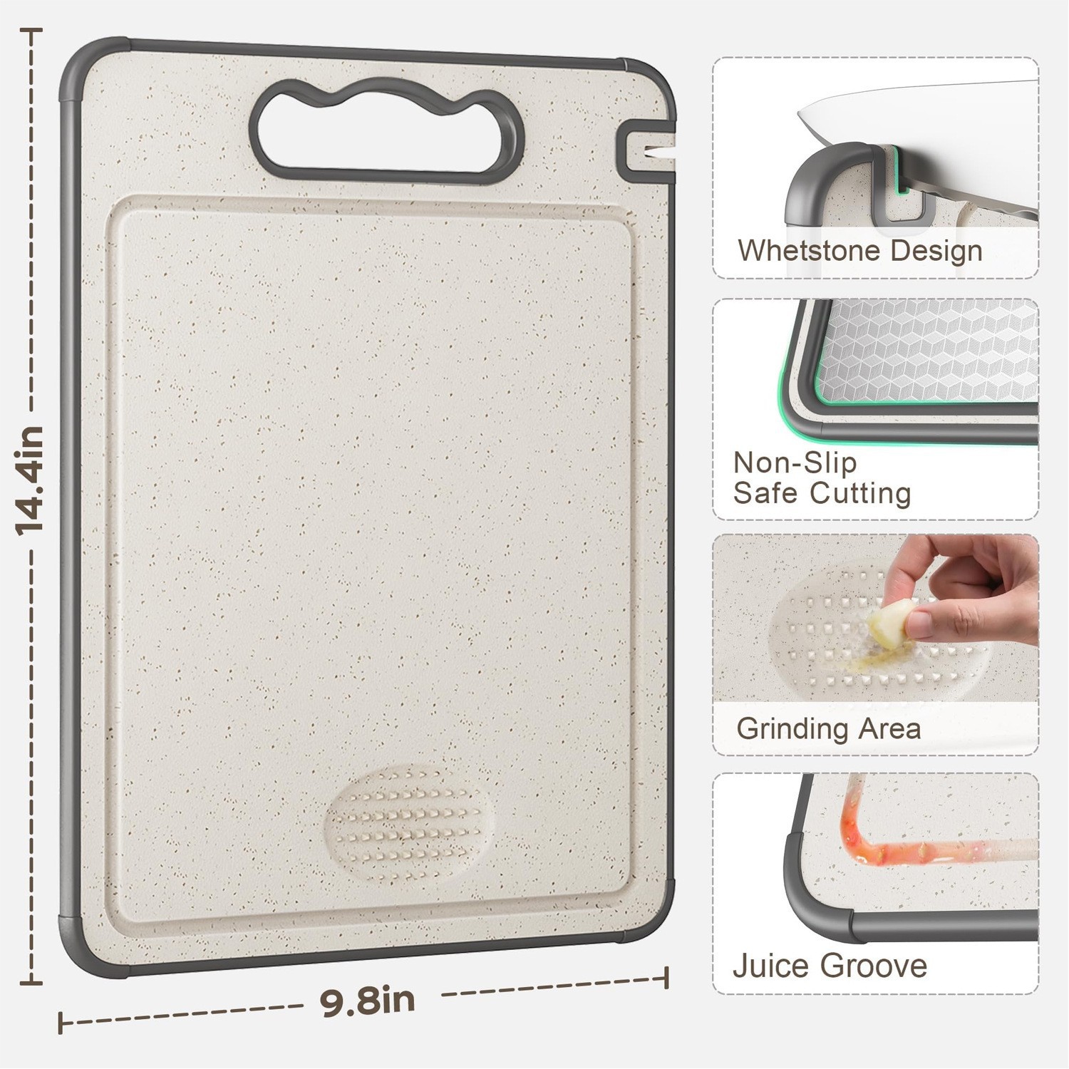 German 304 Stainless Steel Cutting Board 316 Thickened Stainless Steel Cutting Board Home Cutting Fruit Chopping Board Panel