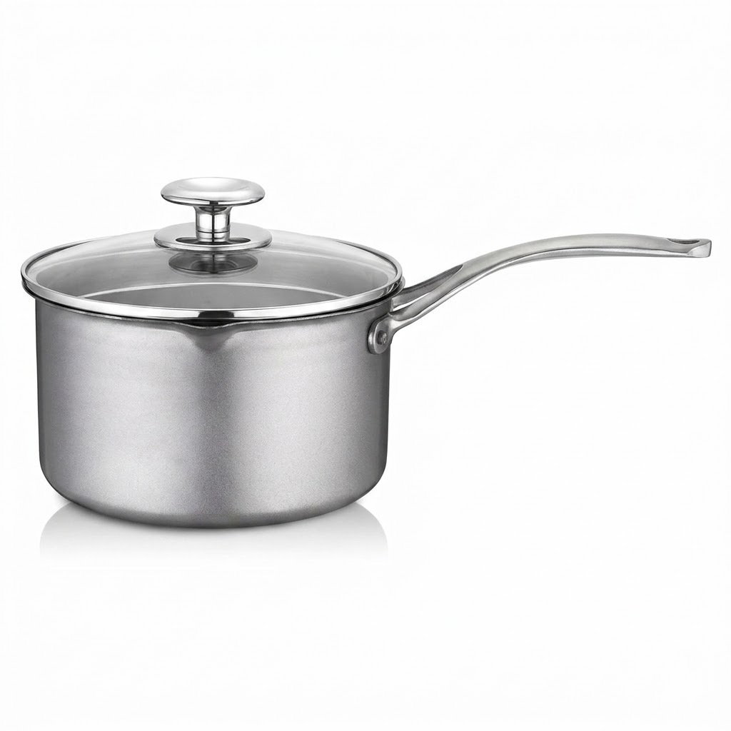 Multifunctional household pure titanium baby food pot thickened steaming integrated infant use no coating non-stick milk pot