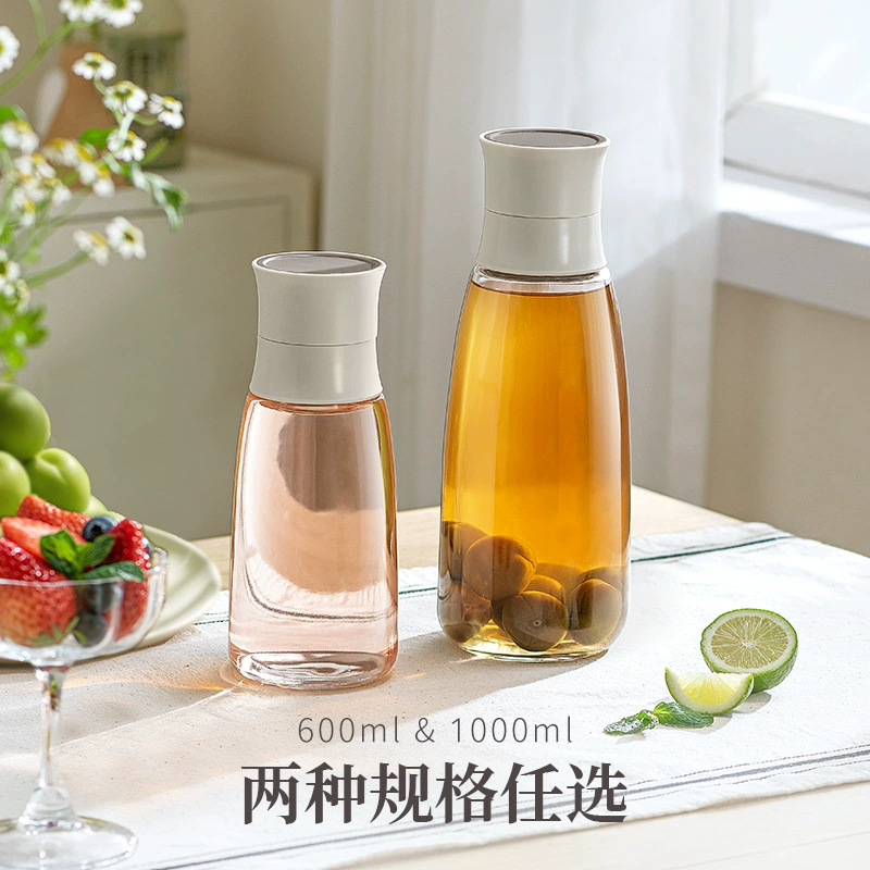 Glass wine bottle, empty bottle, sealed pickling bottle, special food-grade wine flask, storage container for liquor